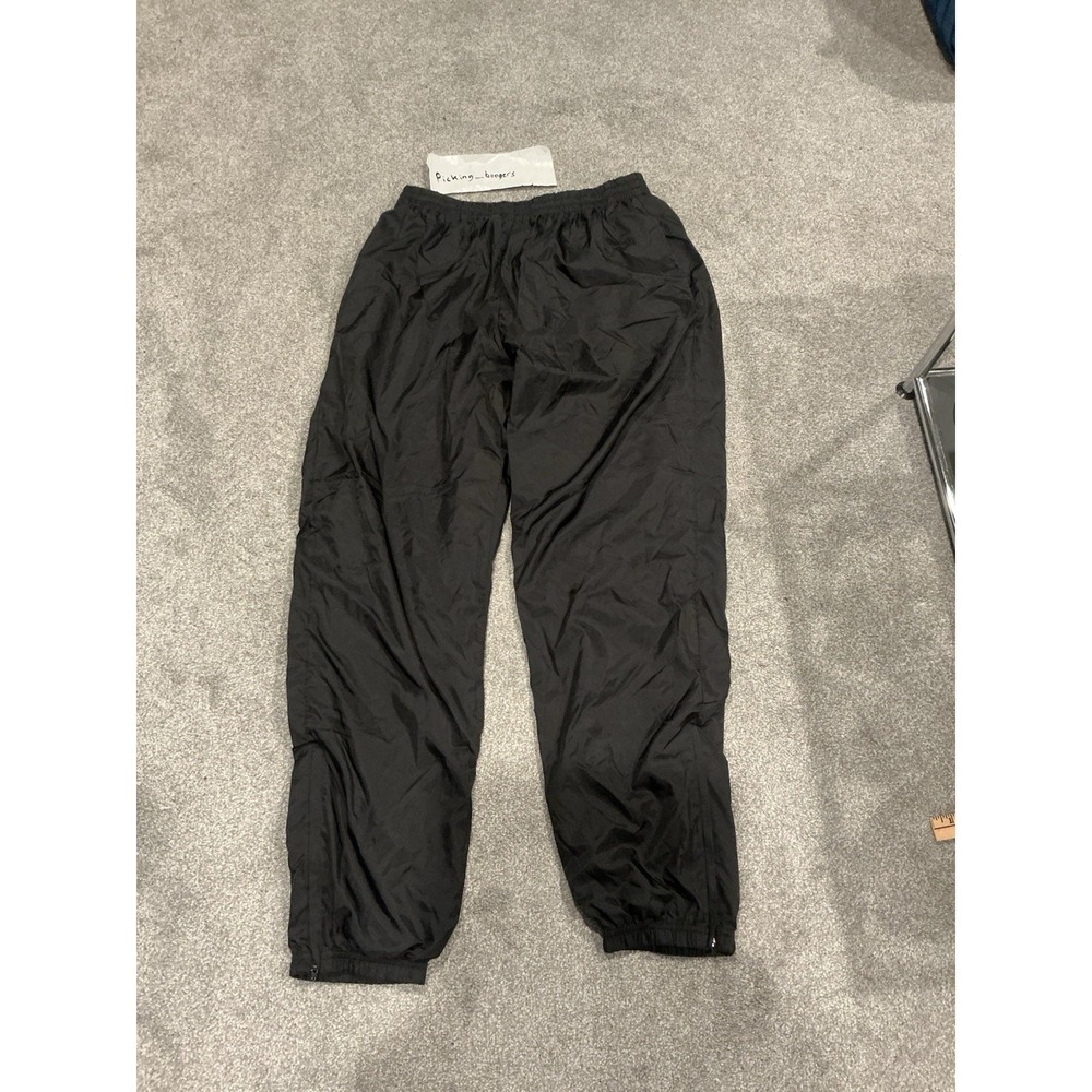 Vintage Reebok Black Windbreaker / Track Sweatpants (Size Extra Large)